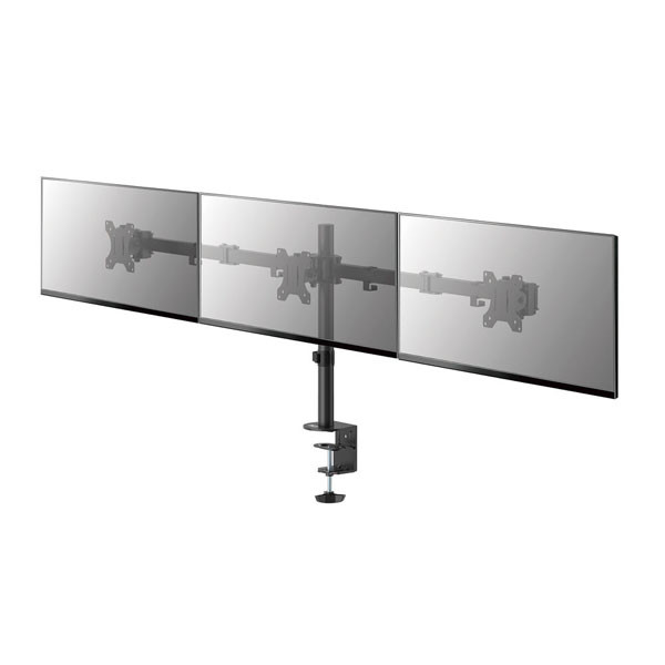 PUTORSEN monitorbeugel voor 3 monitoren voor 17-35 inch beeldschermen, monitorbeugel voor 3 monitoren in hoogte verstelbaar met 12 kg per arm, 80 cm stang, beeldschermbeugel zwenkbaar en kantelbaar PUTORSEN monitorbeugel voor 3 monitoren voor 17-35 inch beeldschermen, monitorbeugel voor 3 monitoren in hoogte verstelbaar met 12 kg per arm, 80 cm stang, beeldschermbeugel zwenkbaar en kantelbaar